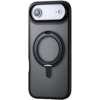 iPhone Air ケース ハイブリッド 衝撃吸収 MAGKEEP 磁力吸着ワイヤレス充電対応 360度回転スタンド付 エレコム