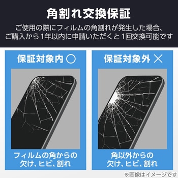 iPhone17 ガラスフィルム 高透明 全周保護 角割れ防止 フレーム付 10H 指紋防止 気泡防止 飛散防止 - エレコム