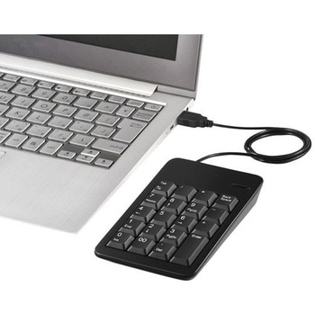 有線テンキーボード Tabキー付き ブラック BUFFALO(バッファロー)