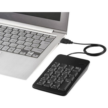 有線テンキーボード Tabキー付き 簡易パッケージモデル ブラック BUFFALO(バッファロー)