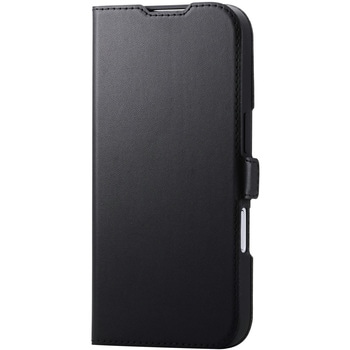 iPhone17 ケース レザー 手帳型 マグネット 衝撃吸収 スタンド機能付 エレコム