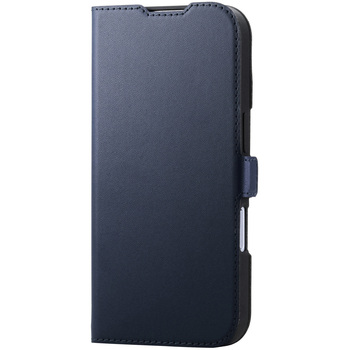 iPhone17 ケース レザー 手帳型 マグネット 衝撃吸収 スタンド機能付 - エレコム