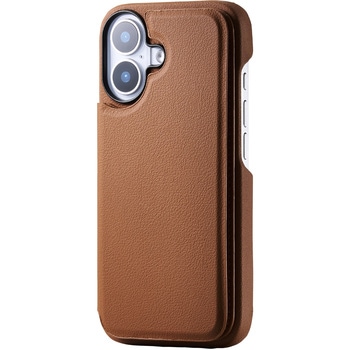 iPhone17 ケース ソフトレザー カードケース機能付 エレコム