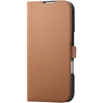 iPhone17 ケース レザー 手帳型 マグネット 衝撃吸収 MAGKEEP 磁力吸着ワイヤレス充電対応 スタンド機能付 エレコム