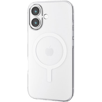 iPhone17 ケース ソフト 衝撃吸収 薄型 MAGKEEP 磁力吸着ワイヤレス充電対応 高透明 エレコム