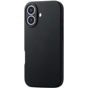 iPhone17 ケース ハイブリッドシリコン MAGKEEP 磁力吸着ワイヤレス充電対応 アンチダストコート エレコム