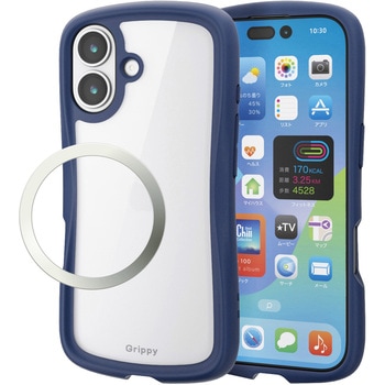 PM-A25AGRPFCNV iPhone17 �P�[�X �n�C�u���b�h �Ռ��z�� ���C�z���Ή����^���X�e�b�J�[�t Grippy �G���R�� �l�C�r�[�F   PM-A25AGRPFCNV 62829606