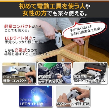 コンパクト電動ドライバー Lidora 三金