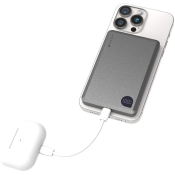Qi2・MagSafe対応 15Wモバイルバッテリー AirSlim HACRAY(ハクライ)