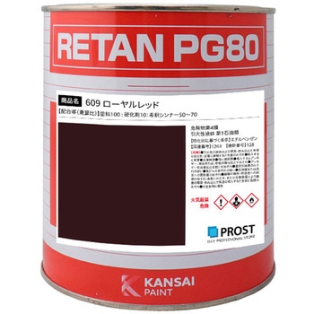 関西ペイント PG80 原色 609 ローヤルレッド PROST's