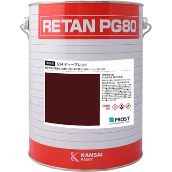 関西ペイント PG80 原色 634 ディープレッド PROST's