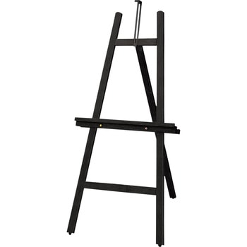 木製イーゼル 茶塗装 光