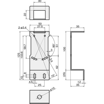 センサブラケット 岩田製作所