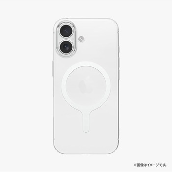 iPhone 17 UNIQ 耐傷 ワイヤレス充電対応 スマホケース 「AirSUIT GLOSSY」 クリア/ホワイト uniq(ユニーク)