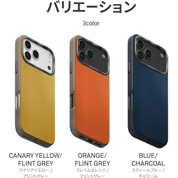 iPhone 17 Pro Max UNIQ デュアルトーンデザイン スリムPUレザーケース 「LYDEN DS」 uniq(ユニーク)