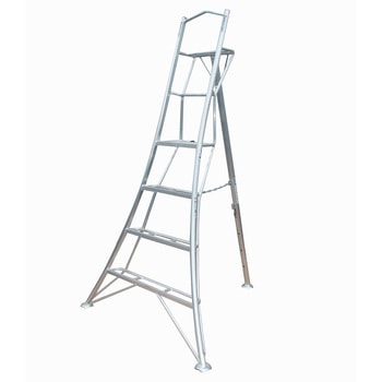 上枠付き三脚脚立 グリーンステップ 長谷川工業