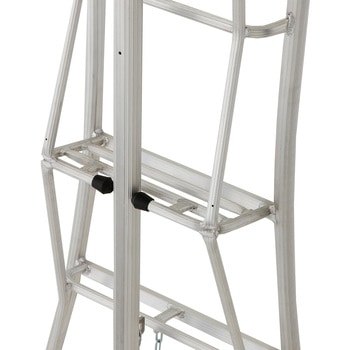 上枠付き三脚脚立 グリーンステップ - 長谷川工業