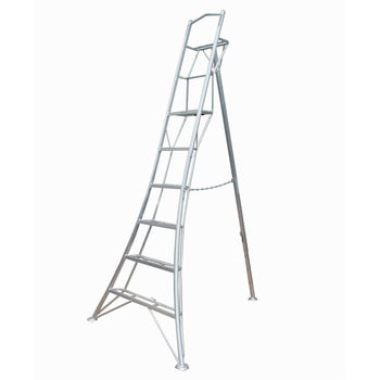 上枠付き三脚脚立 グリーンステップ 長谷川工業