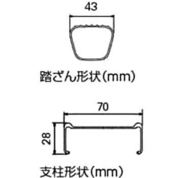 LX2-72 2連はしご LX2 1台 長谷川工業 【通販サイトMonotaRO】