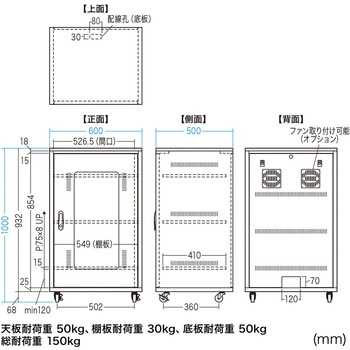 機器収納ボックス サンワサプライ