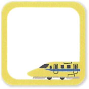 シール&アイロン両用ネームタグ 電車 KIYOHARA(清原)