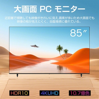 85インチ 4Kモニター - WIS
