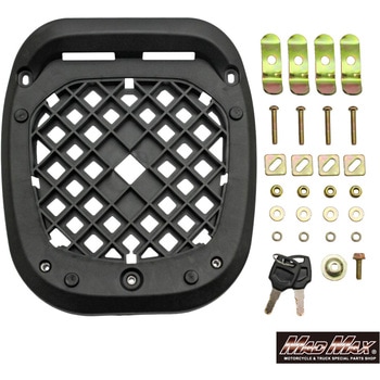 オートバイ用 リアボックス THE SQUARE36(ザ・スクエア36) トップケース 36L ブラック MAD MAX(マッドマックス)