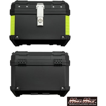 オートバイ用 リアボックス THE SQUARE45(ザ・スクエア45) トップケース 45L ブラック MAD MAX(マッドマックス)