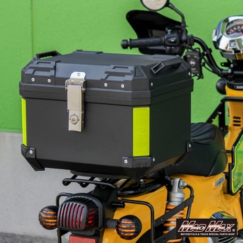 オートバイ用 リアボックス THE SQUARE45(ザ・スクエア45) トップケース 45L ブラック MAD MAX(マッドマックス)