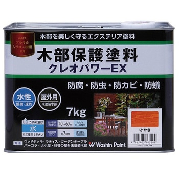 水性木材防腐防虫塗料 クレオパワーEX 和信ペイント