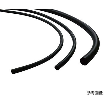 フッ素ゴムスポンジ紐 丸 アズワン