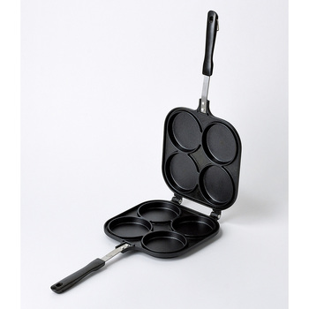 おやつDEっSEⅡ ふっ素加工大判焼器4穴 パール金属