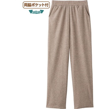 821929 キレイ見え総ゴムストレッチパンツ ケアファッション