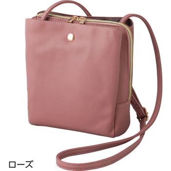 821949 軽量フェイクレザーショルダーバッグ ケアファッション