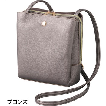 821949 軽量フェイクレザーショルダーバッグ ケアファッション