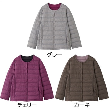 821960 軽量リバーシブルダウンジャケット ケアファッション