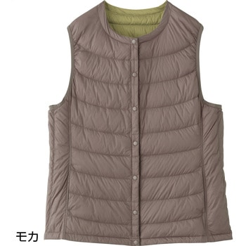 821961 軽量リバーシブルダウンベスト ケアファッション