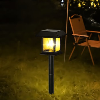 ソーラー充電アンティークガーデンライト トレードワン