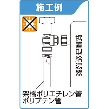 CNWL7型 ダブルロックバルブ(逆止弁無) ナット付アダプター オンダ製作所
