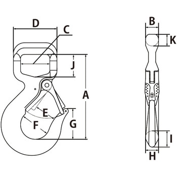 Vフックフラット 大洋製器工業