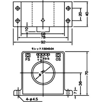 汎用直流電流センサ 貫通型 ユーアールディ