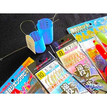 遠投サビキ太ハリス 白 マルシン漁具