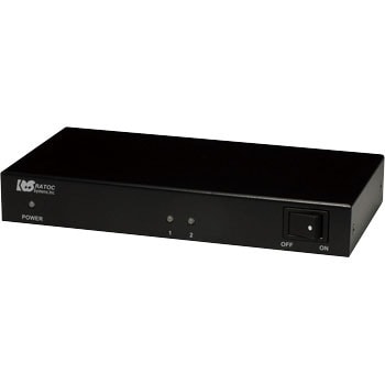 REX-HDSP2-4K 4K60Hz/HDCP2.2対応1入力2出力 HDMI分配器 1個 ラトック