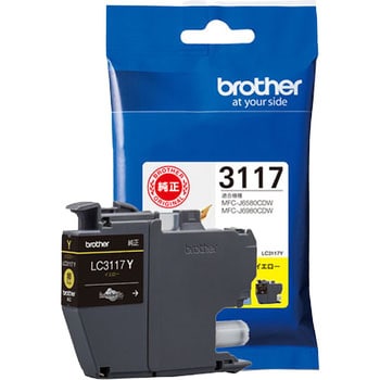 純正インクカートリッジ Brother Lc3117 ブラザー工業 インク純正品 ブラザー対応 通販モノタロウ Lc3117bk