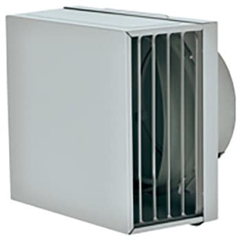 SUS製 角形耐外風フード 縦ギャラリ  FD120度 左右開口タイプ メルコエアテクノロジー(旧:メルコエアテック)