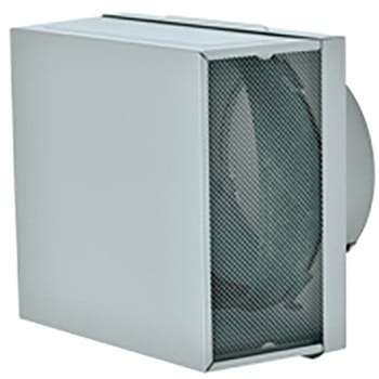 SUS製 角形耐外風フード 網10M FD120度 左右開口タイプ メルコエアテクノロジー(メルコエアテック)