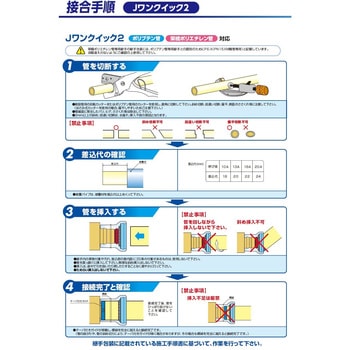 樹脂管用継手Jワンクイック2 おねじ付ソケット クボタケミックス(旧