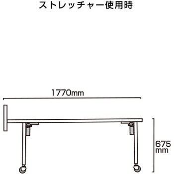 SPMTANKAWB SPMストレッチャーホワイトボード(下部使用方法案内板) 1台