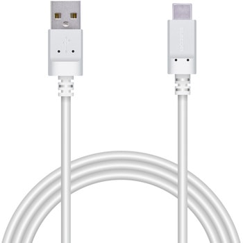 USBケーブル A-C USB2.0 認証品 抗菌 形状記憶 まとまる タイプC スマートフォン タブレット エレコム