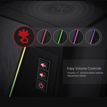 REDRAGON RGB 2.0チャンネルスピーカー ANVIL REDRAGON(レッドラゴン)